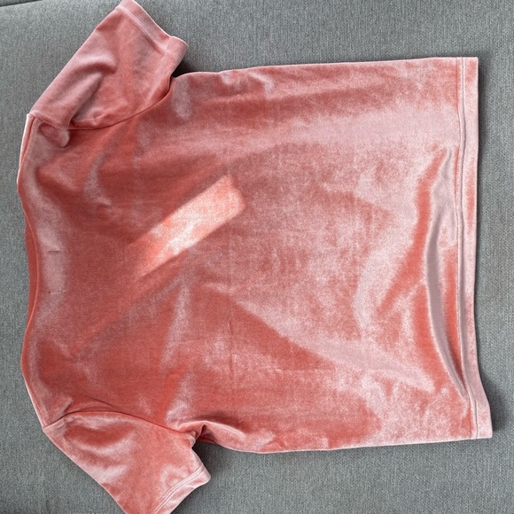 Madewell Velvet Tie Neck Top Small - Picture 7 of 7